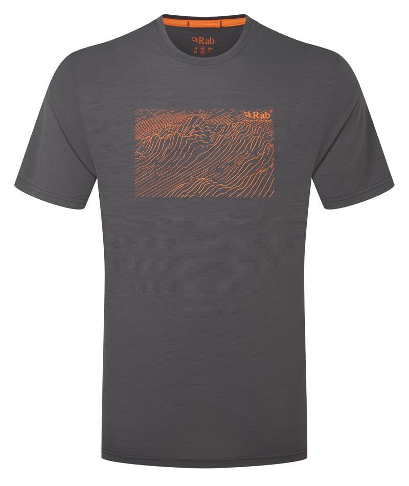 Syncrino Ridge Tee - Mens - graphene 1