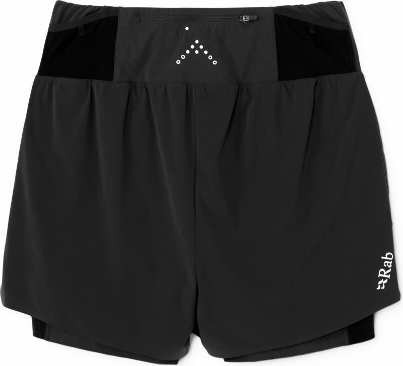 Talus 2-in-1 Shorts, 4" Inseam - Womens - ebony 1