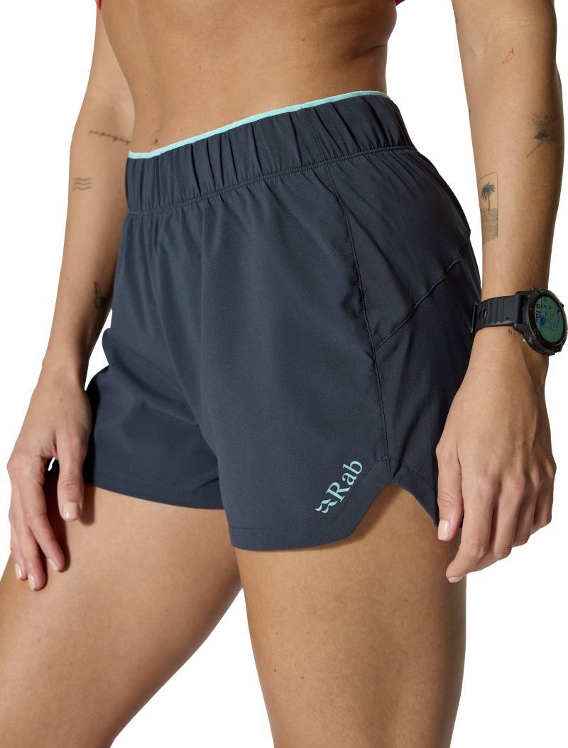 Talus Active Shorts, 4" Inseam - Womens - tempest blue 1