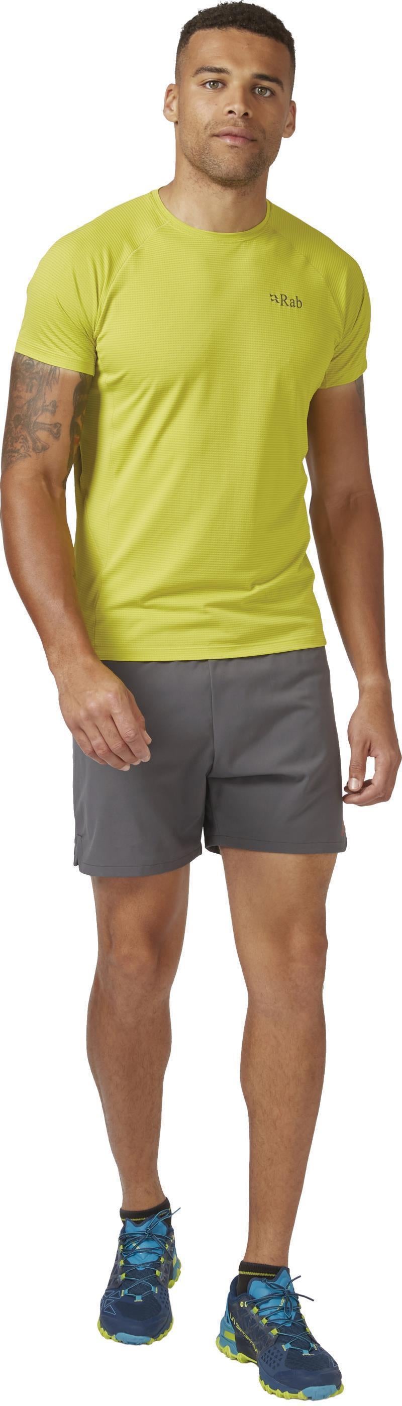 Talus Active Shorts, 7" Inseam - Mens - Graphene 5