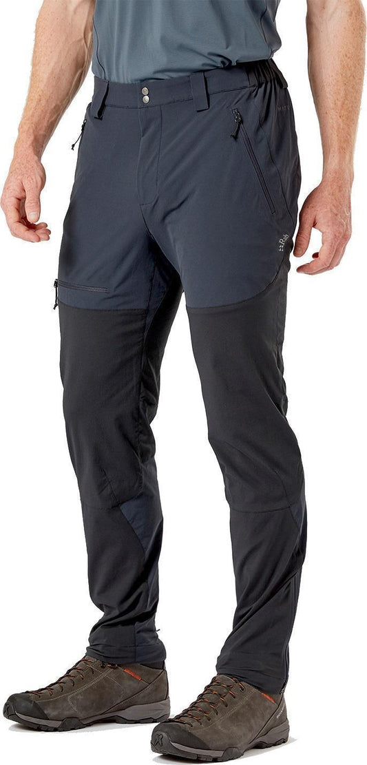Torque Mountain Pants, Long - Mens - beluga / black 1