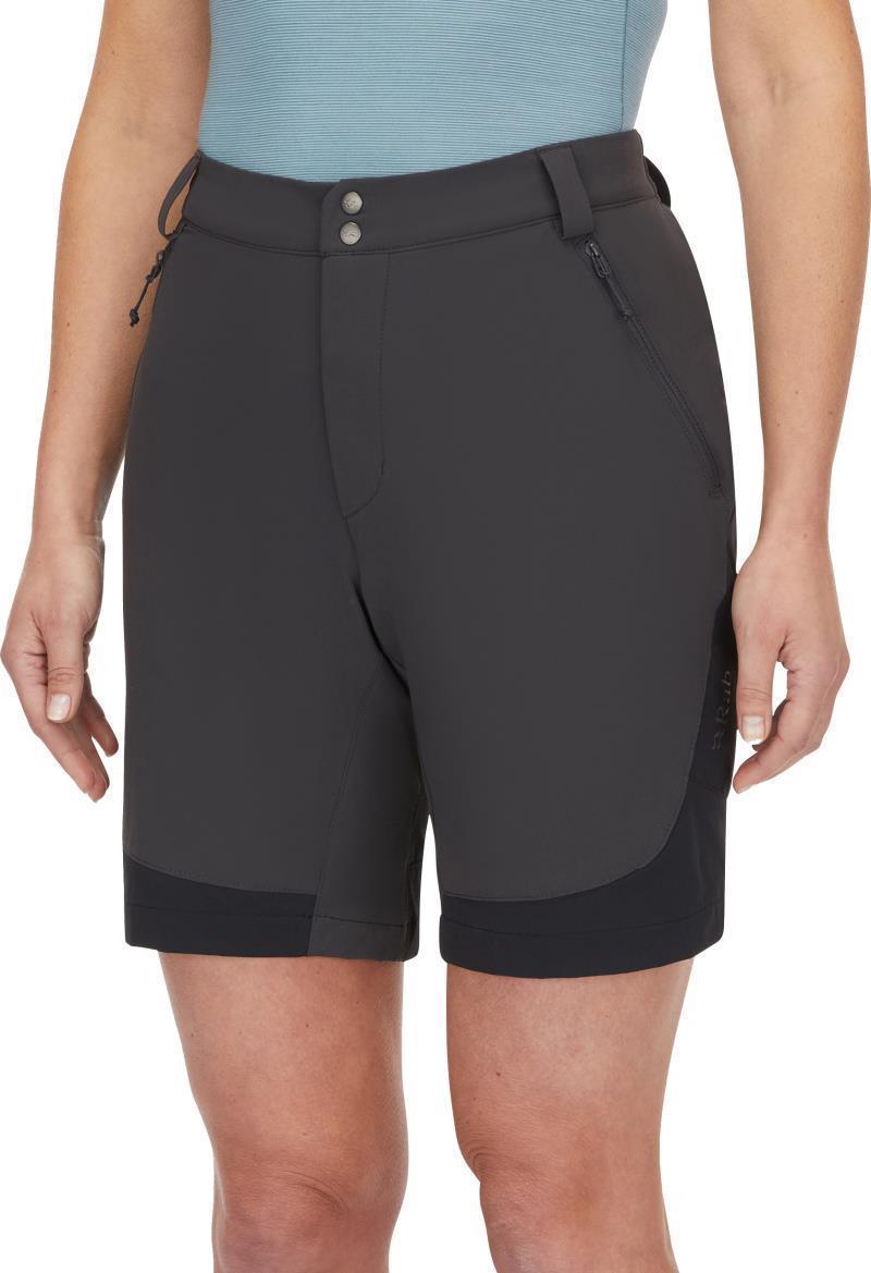 Torque Mountain Shorts, 8" Inseam - Womens - Anthracite / Black 3