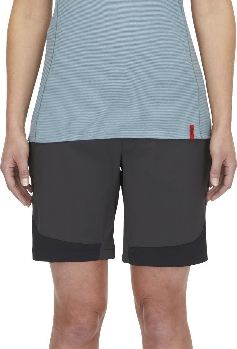 Torque Mountain Shorts, 8" Inseam - Womens - Anthracite / Black 4