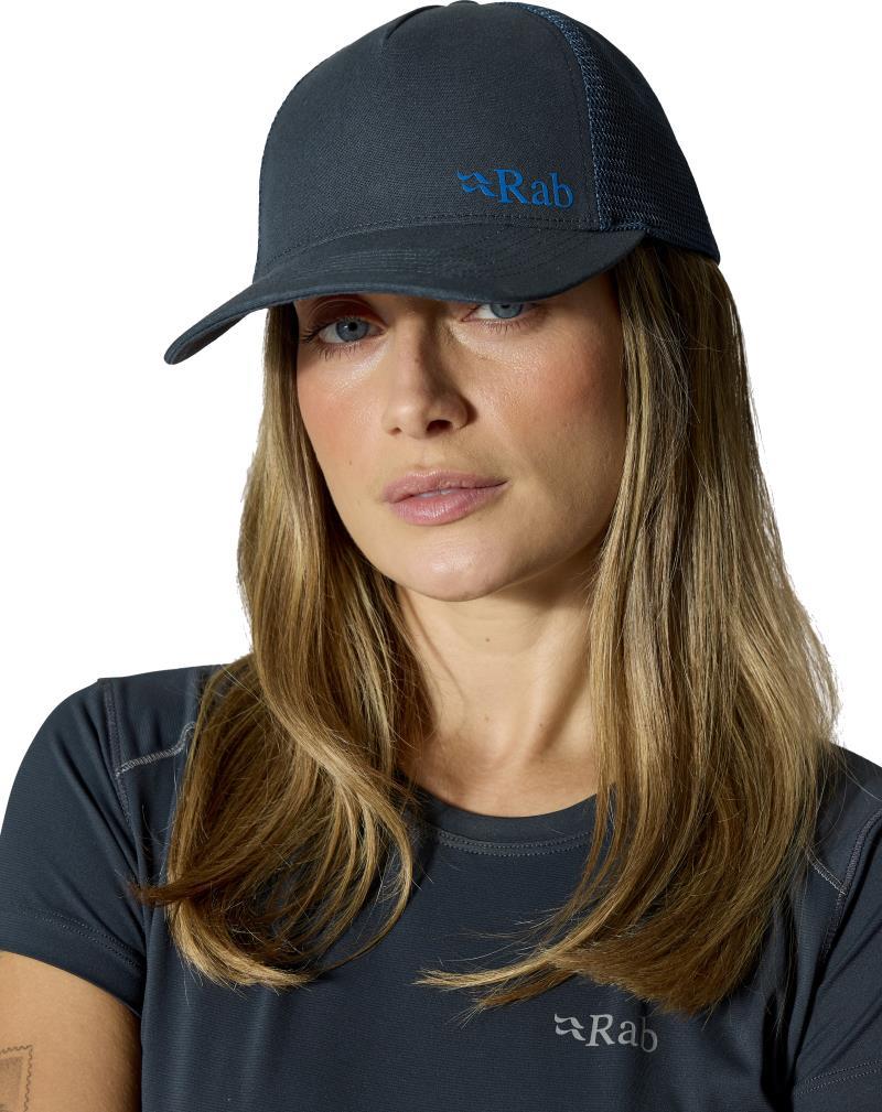 Trucker Logo Cap - tempest blue 1