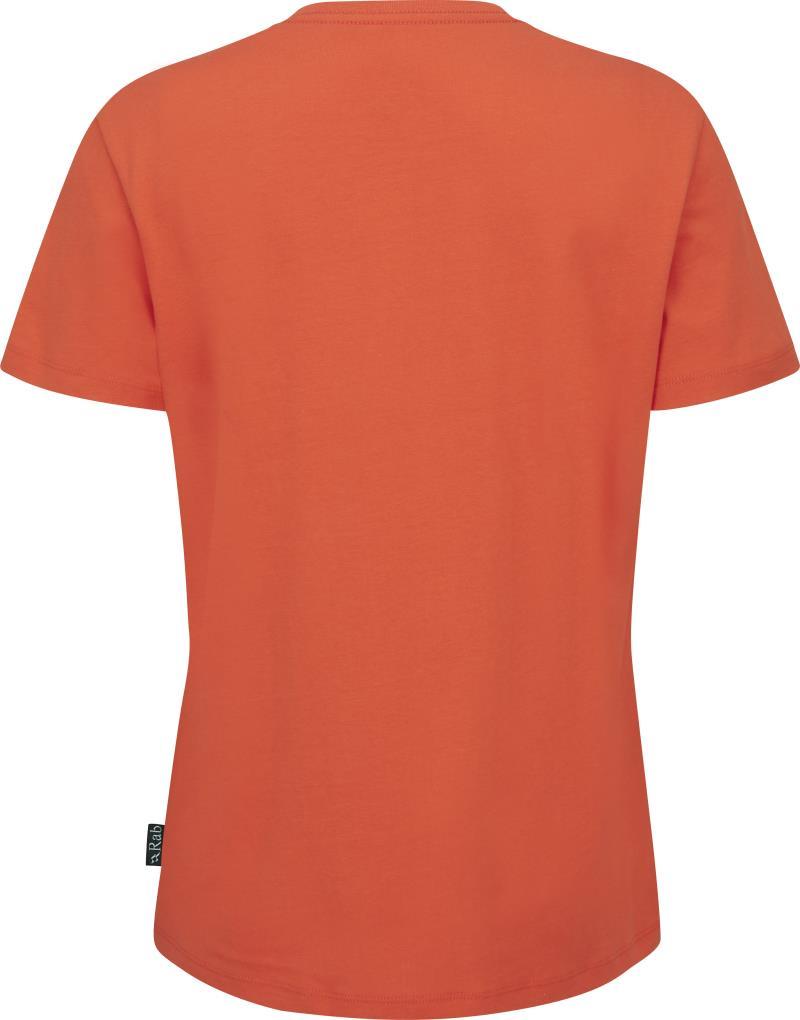 Tuku Bloc Tee - Womens - Red Grapefruit 2