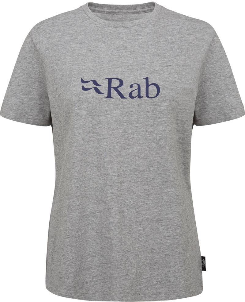 Tuku Logo Tee - Womens - Grey Marl 1