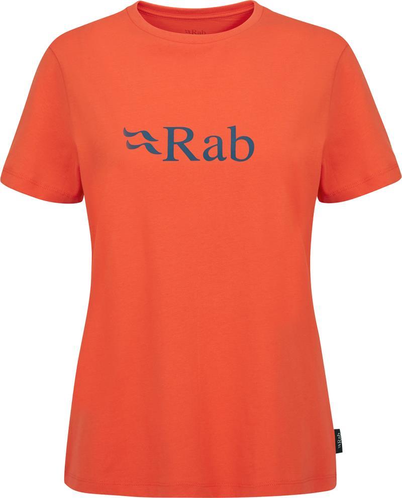 Tuku Logo Tee - Womens - Red Grapefruit 1