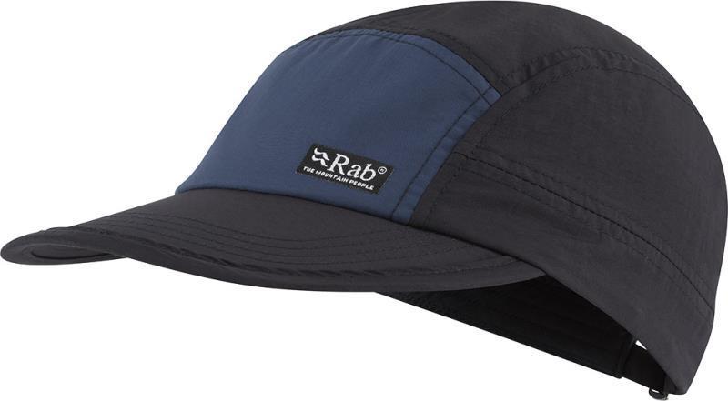 Vista 5 Panel Cap - ebony / tempest blue 1