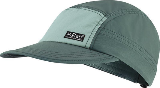 Vista 5 Panel Cap - sage / cool mint 1
