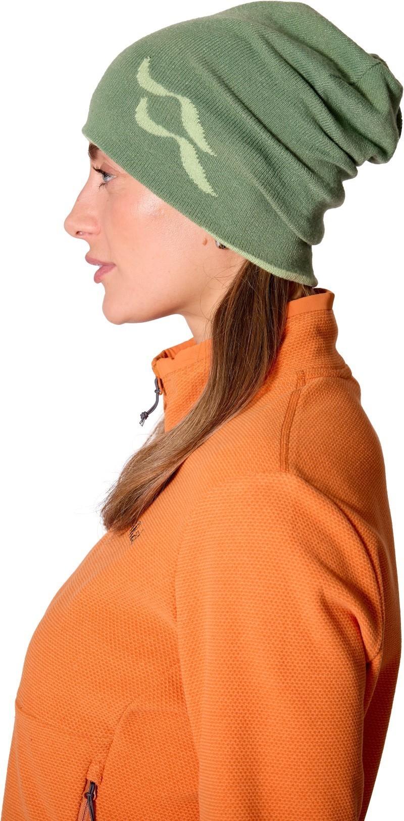 Wearya Beanie - dark fig green / fig green 1