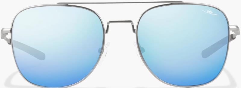 Lightning, Silver-Brown Frame, Blue Mirror Lens - Not Applicable 2