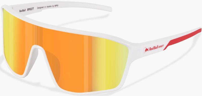 Daft, White-Brown Frame, Orange Revo Lens - red revo, cat 3 1