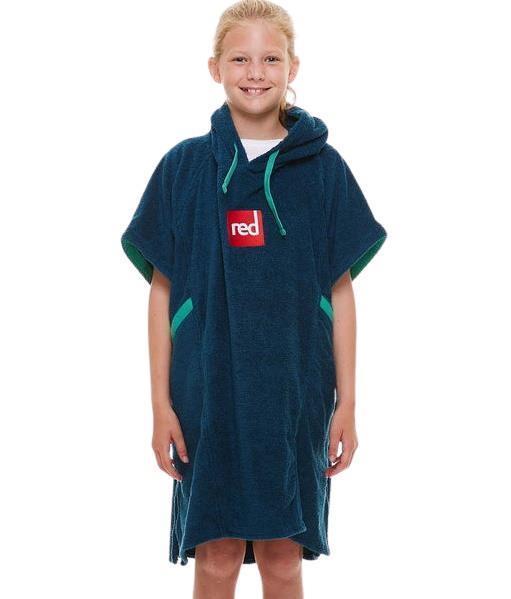 Towelling Change Robe - Kids - navy 1