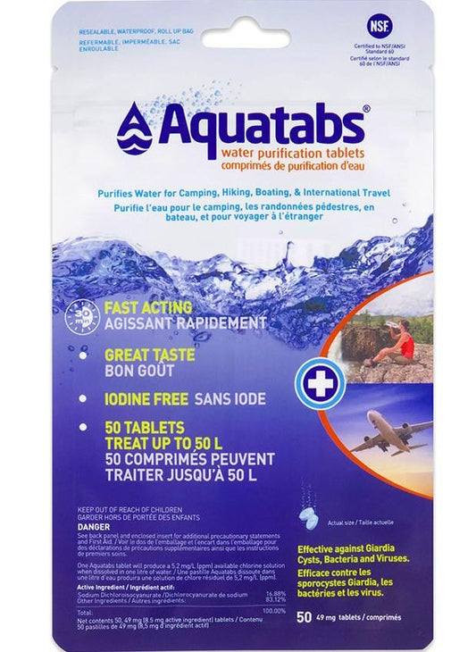 Aquatabs : 1L Tablets (Pack of 50) - not applicable 1