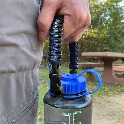 GearProz : HydroCord Handle for Nalgene Bottles - Wide Mouth 1L / 32oz - blue / camo 1