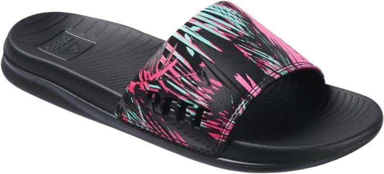 Reef One Slide - Womens - palm fronds 1