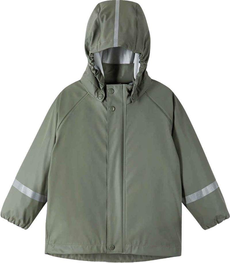Lampi Raincoat - Kids - greyish green 1