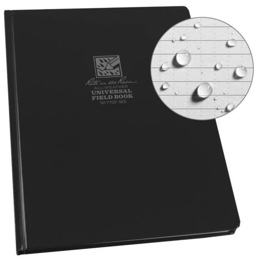 Hard Cover Book - 8.75" x 11.25" - Universal - black 1