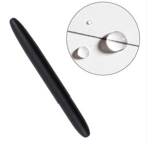 Metal Bullet Pen - Black Ink - Black 1