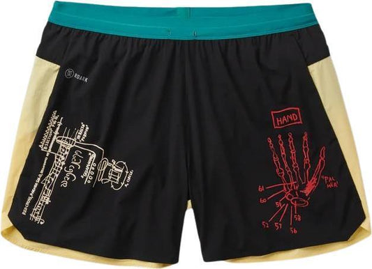 Alta Basquiat Shorts, 5" Inseam  - Mens - Samo Yellow 1