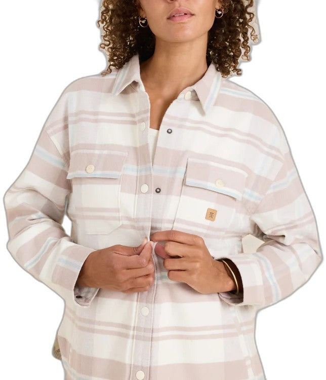 Amberley Flannel - Womens - glacier 1