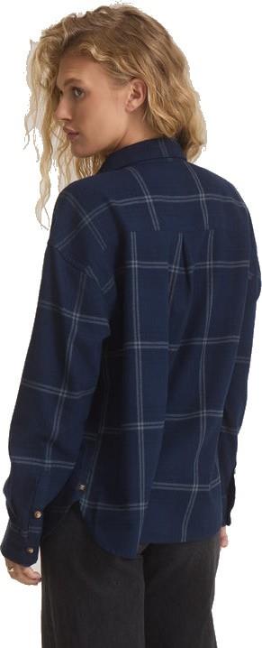 Amberley Light LS Flannel - Womens - deep navy 1