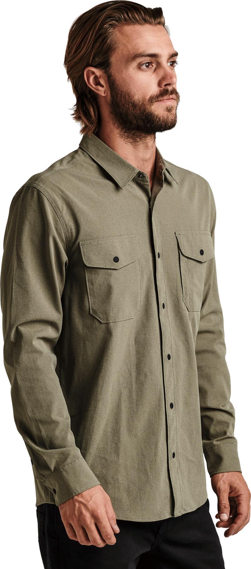 Bless Up LS Woven - Mens - light army 1
