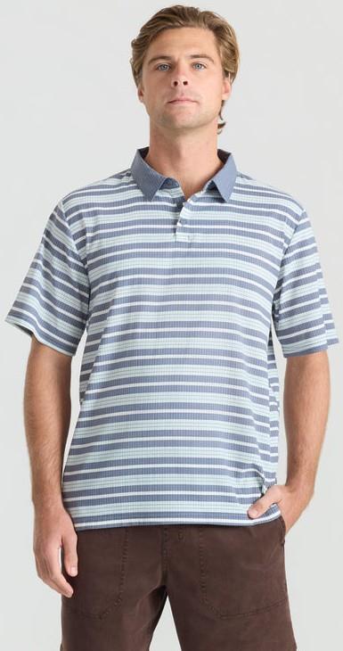 Bless Up Polo SS Woven - Mens - neptune 1