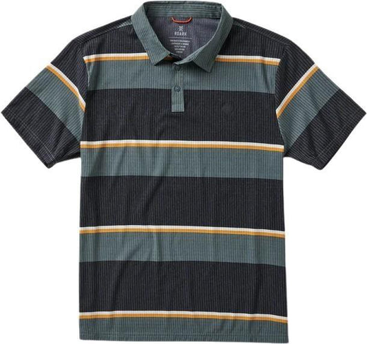 Bless Up Polo - Mens - forest stripes 1
