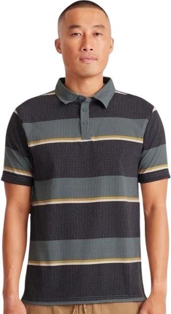 Bless Up Polo - Mens - forest stripes 1