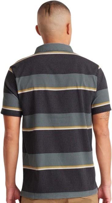 Bless Up Polo - Mens - forest stripes 1