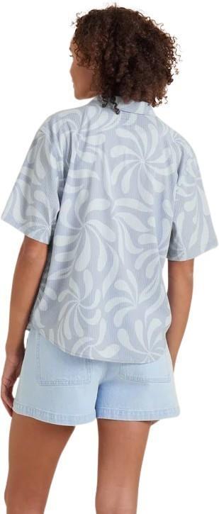 Bless Up Stretch Shirt - Womens - dusty sky 1