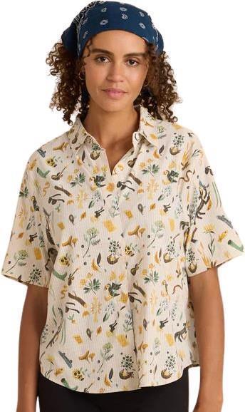 Bless Up Stretch Shirt - Womens - moon 1