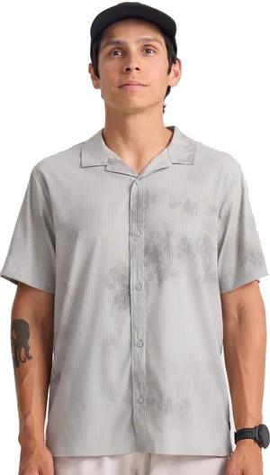 Bless Up Trail Shirt - Mens - ghost grey 1