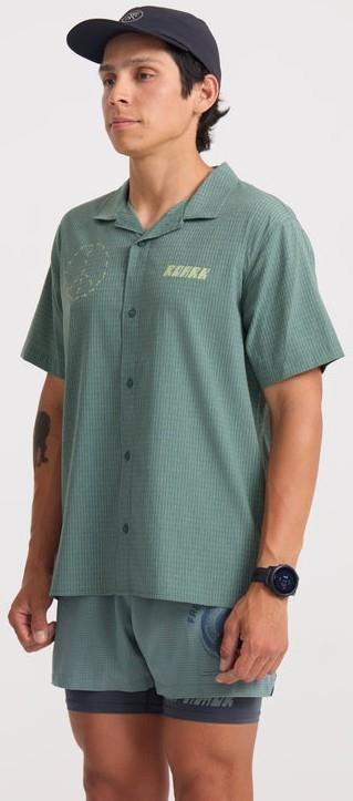 Bless Up Trail Shirt - Mens - slate green 1