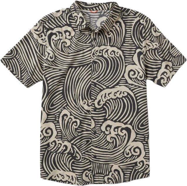 Bless Up Woven Shirt - Mens - black wave 1