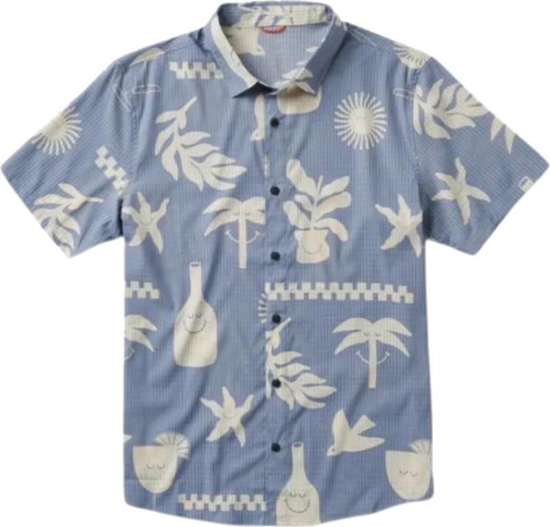 Bless Up Woven Shirt - Mens - cascata 1