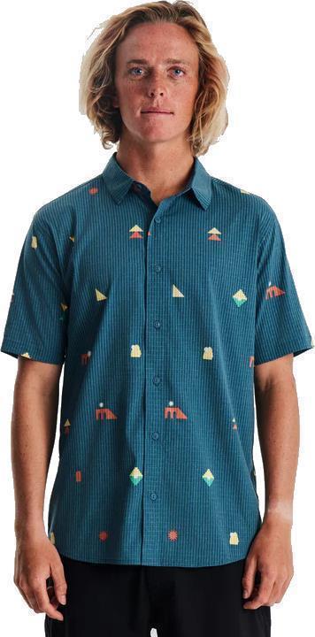 Bless Up Woven Shirt - Mens - costa 1