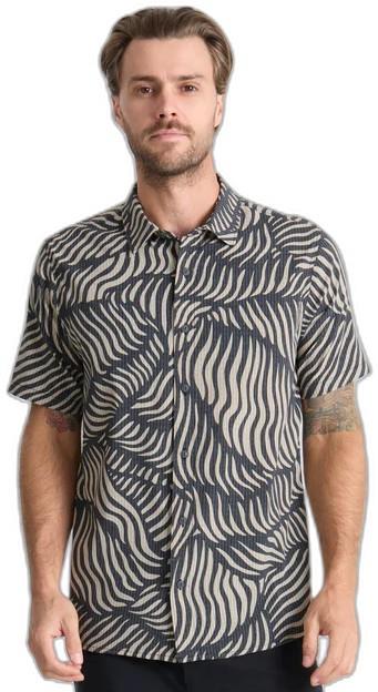Bless Up Woven Shirt - Mens - grey 1