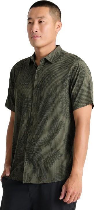 Bless Up Woven Shirt - Mens - military kelp 1