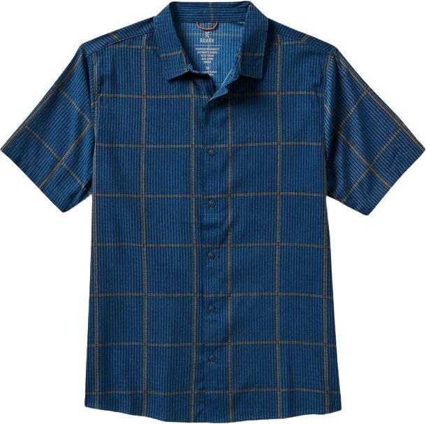 Bless Up Woven Shirt - Mens - navy plaid 1