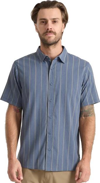 Bless Up Woven Shirt - Mens - neptune 1