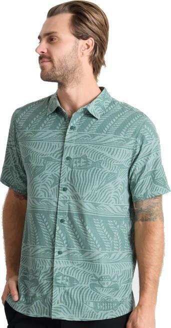 Bless Up Woven Shirt - Mens - slate green 1