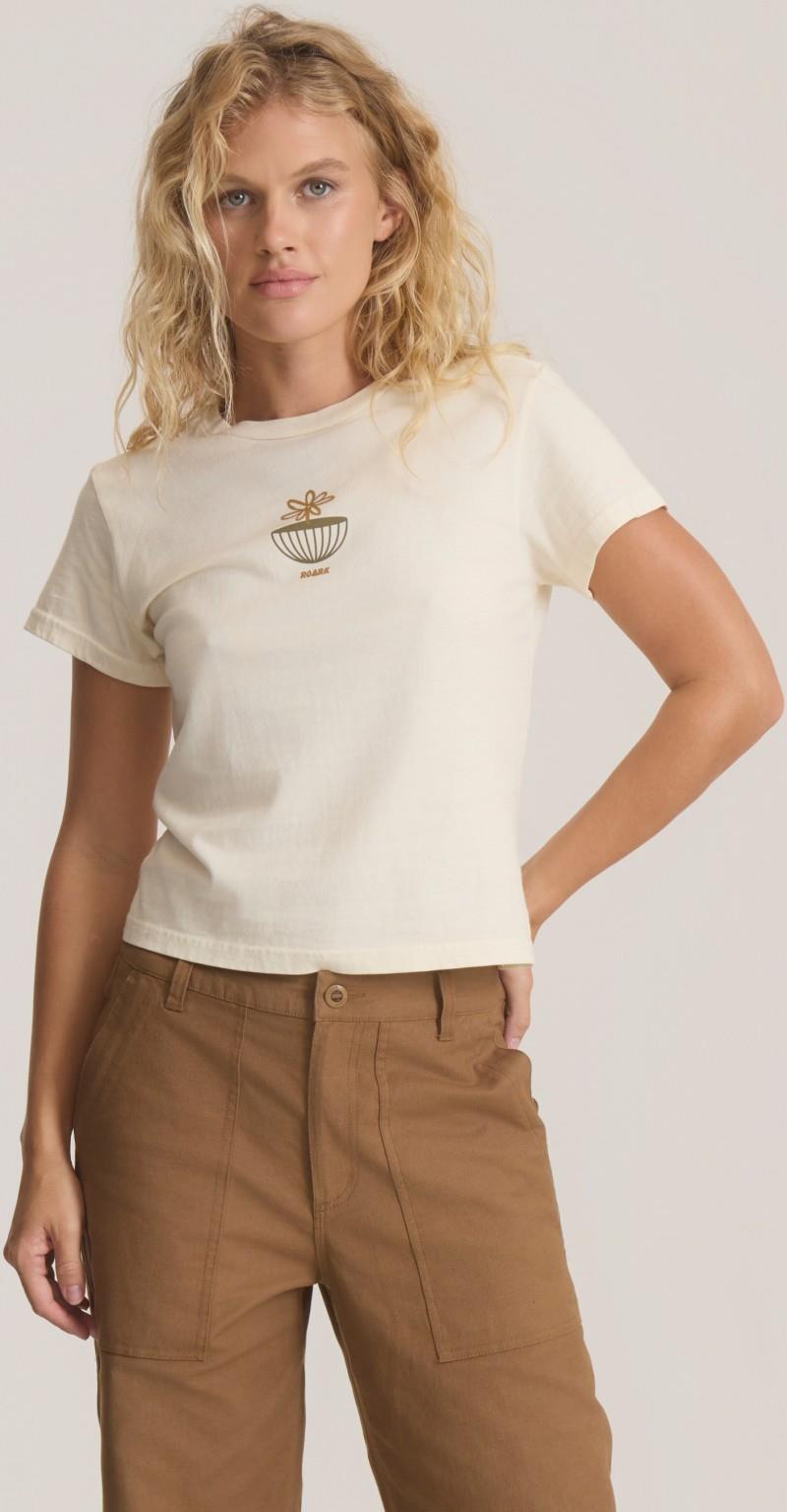 Bloom Muse Tee SS - Womens - bone 1