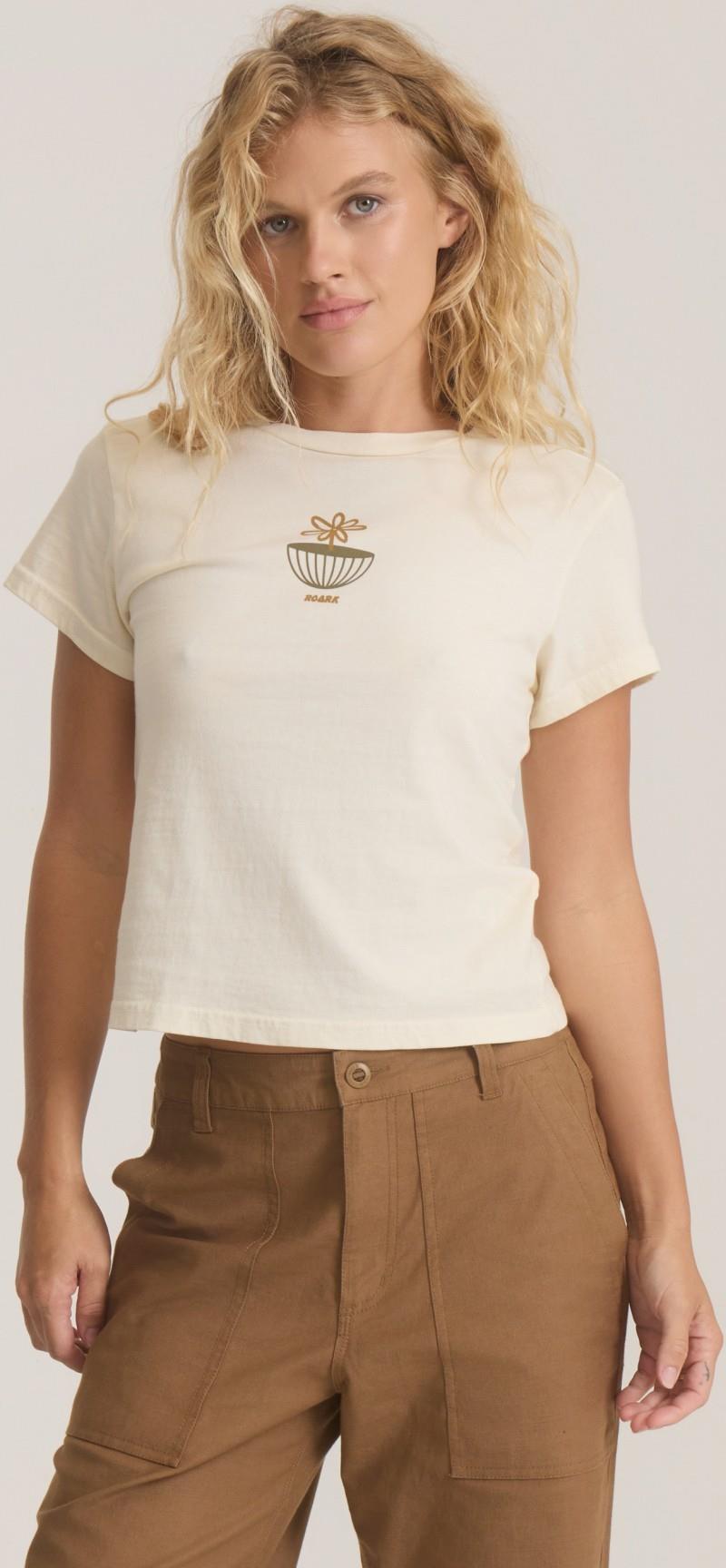 Bloom Muse Tee SS - Womens - bone 1