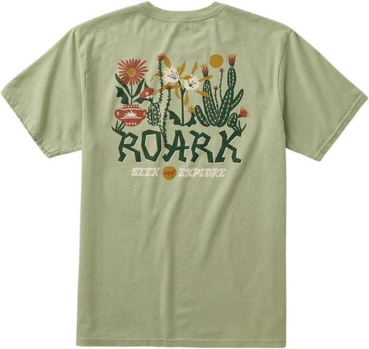 Cactus Garden SS Tee - Mens - seafoam 1