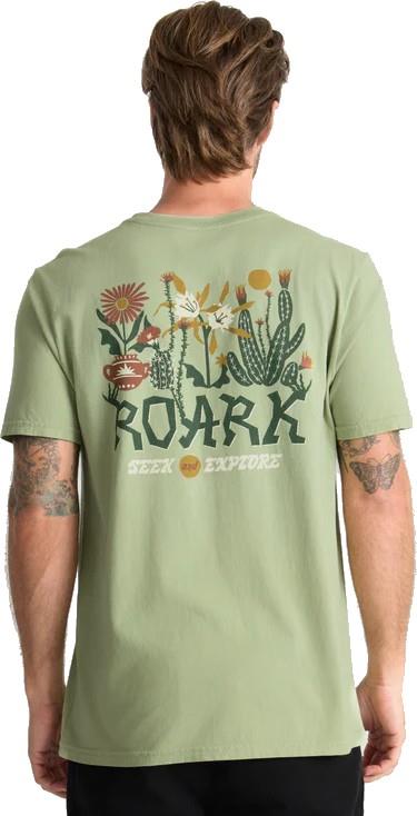 Cactus Garden SS Tee - Mens - seafoam 1