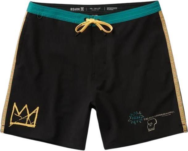 Chiller Boardshorts, 17" Inseam - Mens - Mixtape Basquiat 1