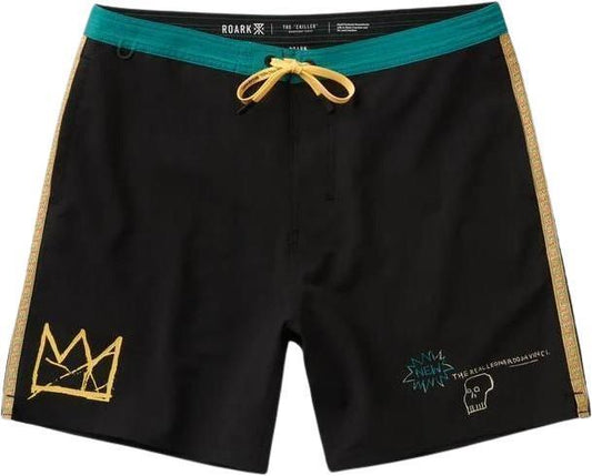 Chiller Boardshorts, 17" Inseam - Mens - Mixtape Basquiat 1