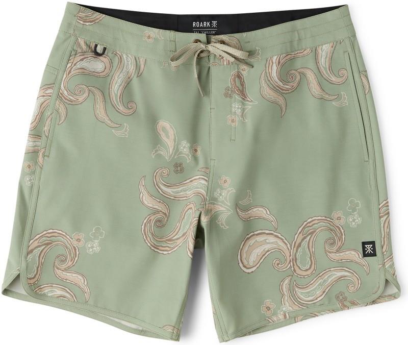Chiller Scallop Boardshorts - Mens - dusty sage 1